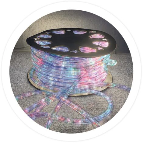 Cavo Elettrico Tondo Rivestito In Tessuto Colorato Per Lapadari, Lapade, Abat Jour. Il Cavo - Foto 2