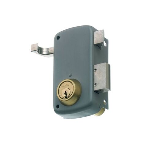 Serratura Da Sovrapposizione AMIG Per Porte In Legno – Con Leva, Linguetta E 5 Chiavi, 67x112 Mm