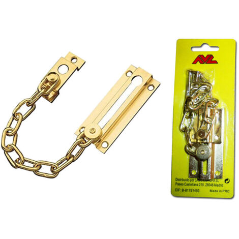 Catena di sicurezza AVL in ottone in blister