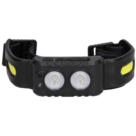 Lampada Frontale A LED COB, Lampada Frontale Da Campeggio Per Esterni Con Fascia Regolabile Lampada Frontale Leggera Indicatore Di Batteria Rilevamento Dei Gesti 1200 Mah Dubuns 85890084