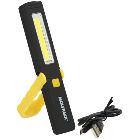 Torcia LED Multifunzione Ricaricabile Tipo Penna (900 mAh) 200 Lumen con Magnete, Gancio e Supporto Regolabile. (1/5)