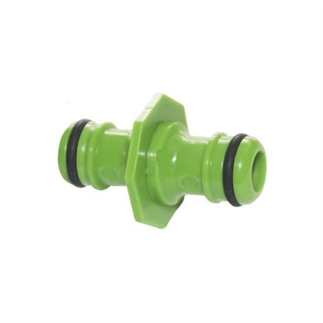 Connettore Per Tubo Da Giardino 2 Vie Con Raccordi Rapidi 1/2 E 3/4 – Prolunga Doppio Maschio In Plastica Resistente Per Irrigazione - 2