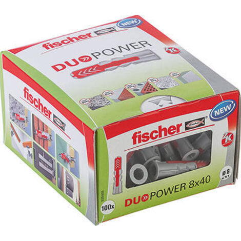 Scatola da 100 tasselli Fischer Duopower 8x40mm