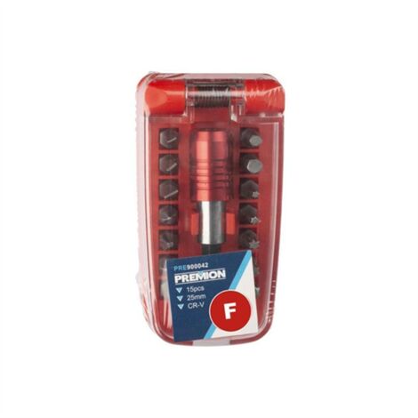 Flytuo Set 15 Punte Router 1/4" Carburo Tungsteno - Kit Lavorazione Legno Fai Da Te