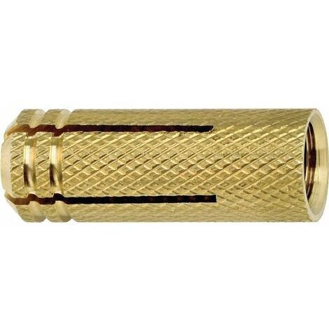 Tappo ad espansione ME in ottone con filettatura M4 Ø5x16mm per materiali solidi (scatola da 100 unità) (1/5)