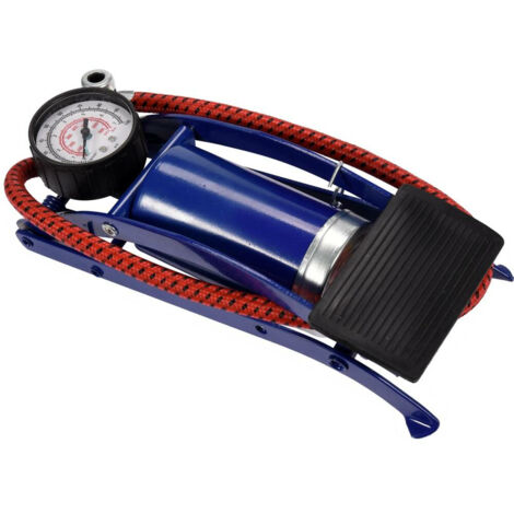 Buy Pompa Manuale Gonfiatore 10 Bar Per Gonfiare Ruote Bicicletta Auto - Foto 8