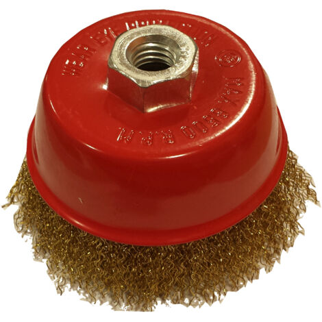 Spazzola A Tazza Filo Ondulato M14 Ø125mm FF Group | Per Smerigliatrici Angolari - Foto 8