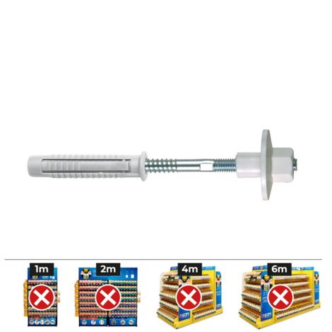 Kit Fissaggio Lavabo Sospeso 10 Pezzi - Viti E Tasselli Per Installazione Professionale - Foto 6