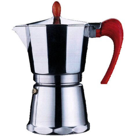 Caffettiera Supreme in alluminio a induzione 9 tazze grigia
