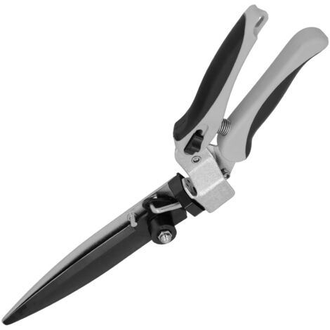 Forbici tosaerba multiposizione 34,5x9,5 cm in TPR e acciaio inossidabile in nero e grigio (1/5)