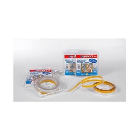 Guarnizione adesiva GEKO per finestra/porta scorrevole tipo "V" 10mx22mm trasparente
