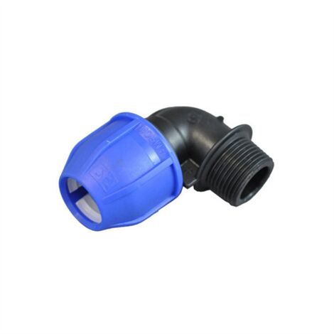 Raccordo a gomito per irrigazione CLABER filetto in abs adatto a tubi di ⌀ 16 mm, 2 pezzi | Leroy Merlin