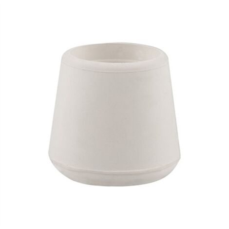 10 Tappi Gomma Solida 4# Lab – Affusolati Bianchi 27x20x29 Mm Per Provette