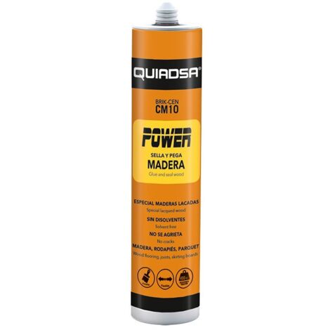 Sigillante e adesivo acrilico elastico “Brik-Cen CM-10 Power”, a rapida essiccazione, colore rovere (300 ml) (1/2)