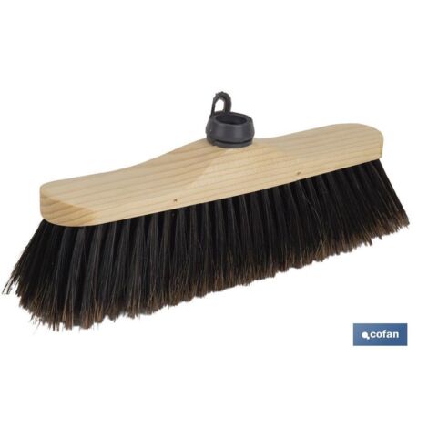 Tek - Spazzola a Rullo in Legno di Mogano con Setole in Cinghiale Rinforzato - 45mm