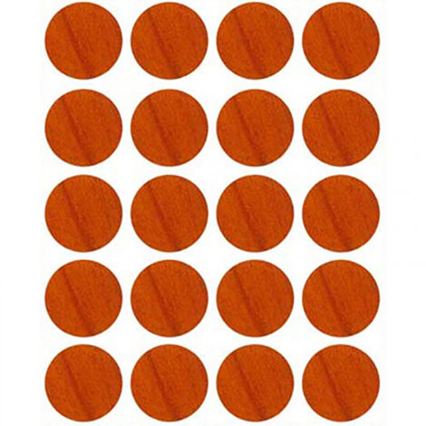 Blister da 20 tappi adesivi a vite. Sapele 13mm 90918 (1/2)