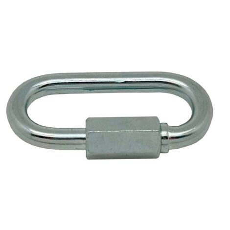 12 Pezzi Collegamenti Rapidi A D Per Catena In Acciaio Inox 304 - M5 3/16'' - Anelli Con Vite Per Altalene, Zaini E Campeggio - Argento