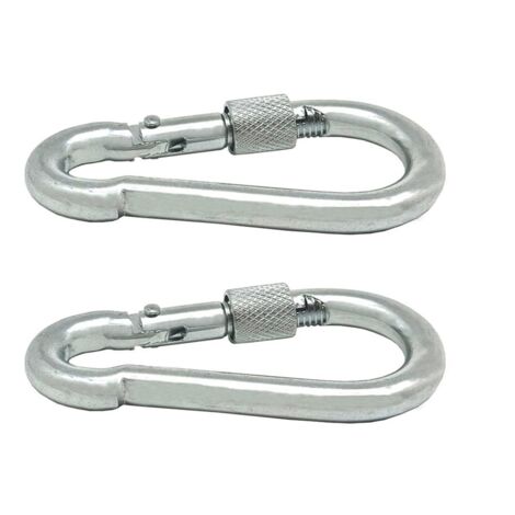 2 Chiusure A Moschettone In Argento S925 BENECREAT - Twist Barrel 13.5x7mm Per Gioielli Fai Da Te