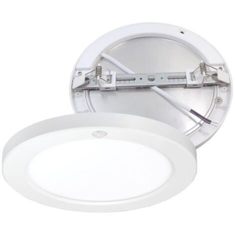 Plafoniera LED Con Sensore di Movimento Lampada da soffitto Moderno con Rilevatore di Radar bianca calda 3000K Lampadario per Corridoio Scale Soggiorno Camera da Letto Balcone Cucina Ufficio (40cm