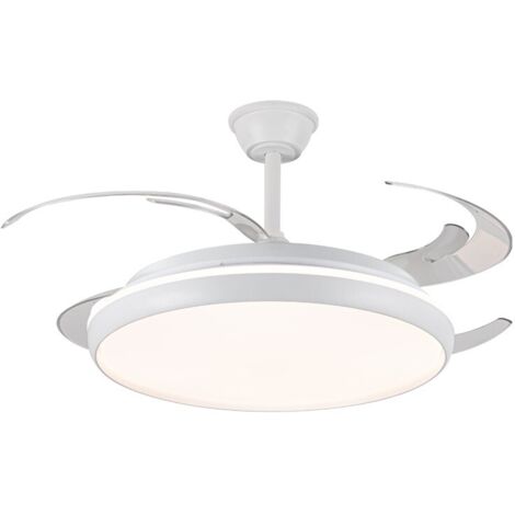 Ventilatore da Soffitto CristalRecord CHARLY L RETRAC Trasparente 80 W (1/5)
