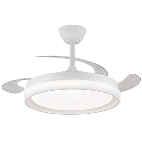 Brisa Evo 72W 7920Lm CCT Dim Smart LED Ventilatore con pale retrattili (1/5)
