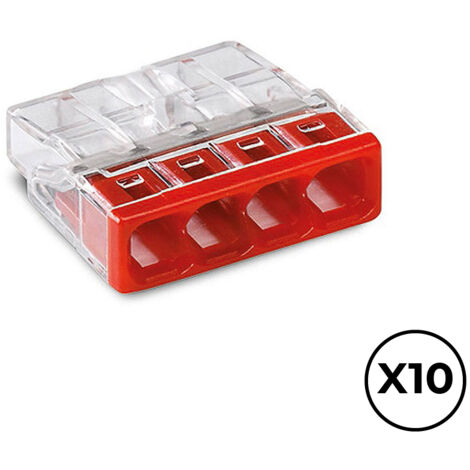 Confezione Da 4 Scatole in Plastica Con Coperchio a Scatto