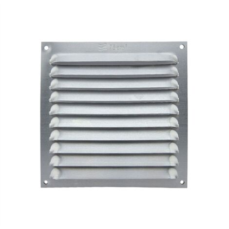 Griglia di ventilazione in alluminio anodizzato, L.50 x P.8 cm CENTRALE BRICO