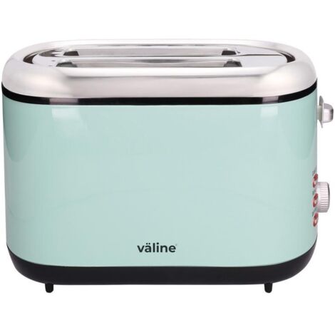 Tostapane "Sindae" con 2 vani e base antiscivolo (850W 230V) IP20 280x192x182mm colore nero e verde (1/5)