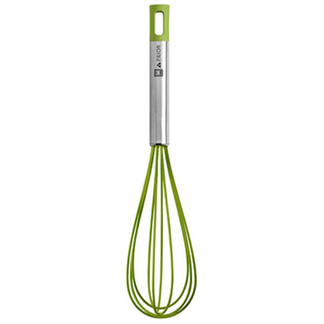 JATA HOGAR HACC4307 - Schiumarola da cucina in silicone e acciaio inossidabile, lavabile in lavastoviglie, supporta fino a 250° C, igienico e sano