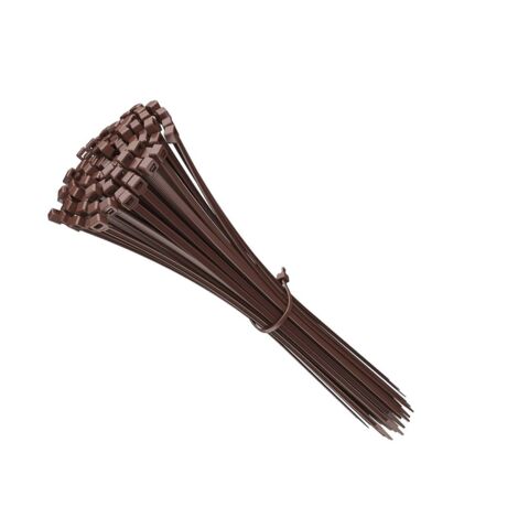 Maurer 13050052-Confezione da 100 fascette stringicavo in Nylon, 2,5 x 100 mm) colore: naturale