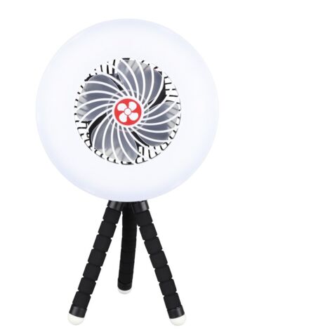 Ventilatore Portatile Per Passeggino, 5000 MAh, Ricaricabile, 3 Velocità, Rotazione Di 270 Silenzioso Usb Con Supporto Staccabile E Led Adatto A Passeggini E Culle Nero 88641736