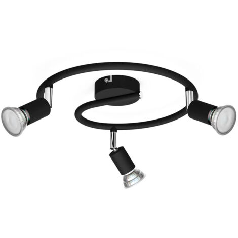 Philips Lighting Limbali Plate/Spiral Black 3x50w 230v