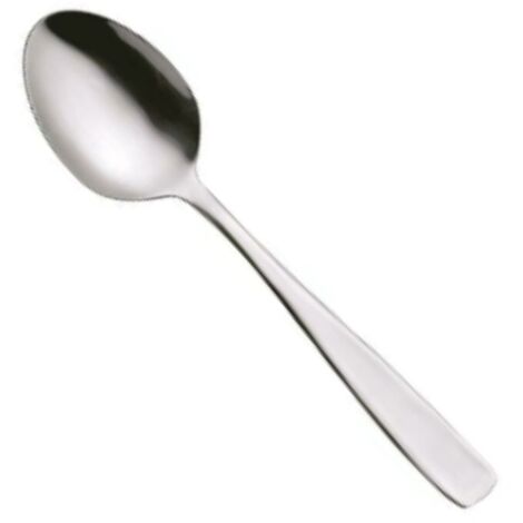 ABERT - CONFEZIONE DA 12 PEZZI - CUCCHIAINO DA CAFFE' AMERICA 12CM  - IN ACCIAIO INOSSIDABILE 
