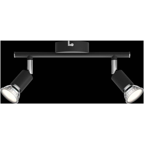 Faretto Limbali GU10 a 2 elementi (lampadina non inclusa) nero 8 x 32,4 x 13 cm