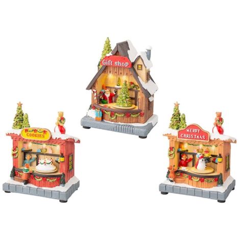 Scenario di Natale con LED 18,50 x 9,50 x 14,30 cm (1/3)