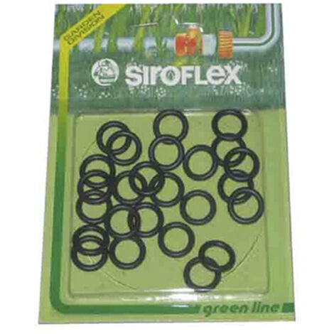 Blister con 25 O-ring in gomma (raccordo rapido di ricambio per irrigazione)