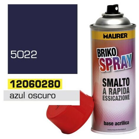 6 Bombolette Vernice Spray Per Auto RAL5022 – Blu Notte Lucido – 400ml Cad. – Made In Germany – Adatta Per Ritocchi E Personalizzazioni