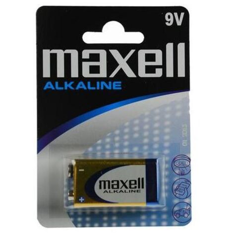 Batteria 6lr61 alcalina 9v 9000175 maxell (1/3)
