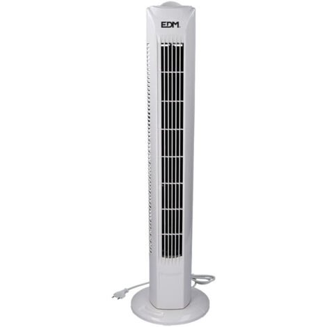 Ventilatore a torre potenza 45w Colore bianco 21x78cm EDM (1/3)