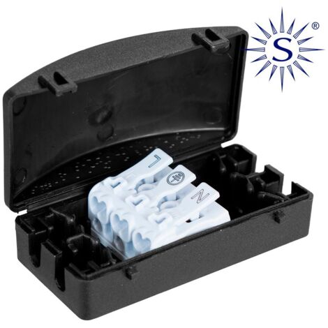 Custodia di collegamento per apparecchi di illuminazione IP20 - Serie Black Solera Bk-l3p