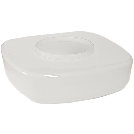 Gancio Appendiabiti Da Avvitare CA GP5 In Plastica Bianco Opaco L 5 X H 5 Cm 82686419