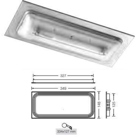 Cornice per apparecchio d'emergenza Normalux DUNNA LED D-MEL