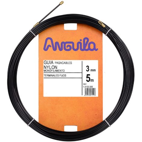 Guida pressacavo 5 metri nylon 3 mm Anguilla 14103005 (1/5)