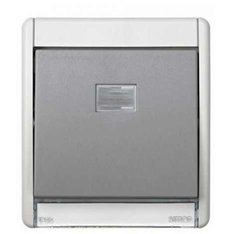 Cornice chiave singola Simon 44 Aqua IP55