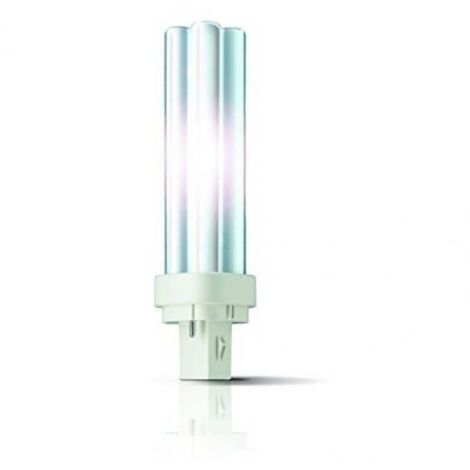 Philips lampada fluorescente compatta 4pin g24d-2 18w luce calda  plc1883