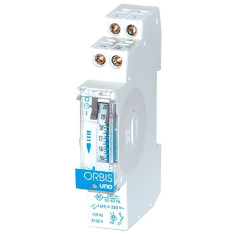 Orbis interruttore orario modulare uno qrd ob400232