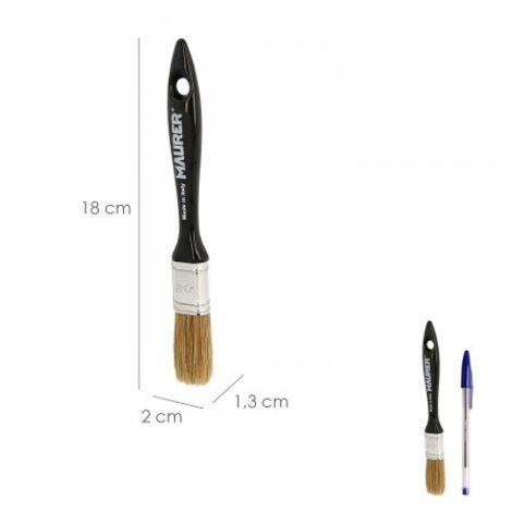 Pébéo 950650 - Set Di 2 Pennelli In Setola Bianca Per Gouache E Acquerello, Ideali Per Artisti E Studenti