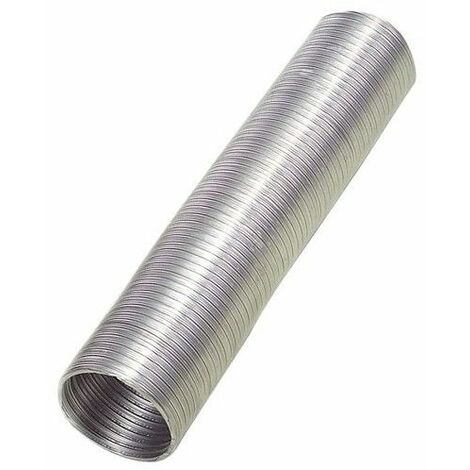 Tubo compatto in alluminio grigio Ø 110 mm./5 metri