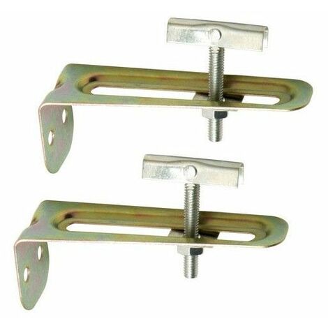WOLFPACK LINEA PROFESIONAL - Set di staffe sanitarie 10 cm supporto lavabo (2 pz.)