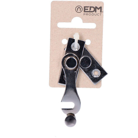 Battente sinistro H cromato 6 cm EDM (1/2)